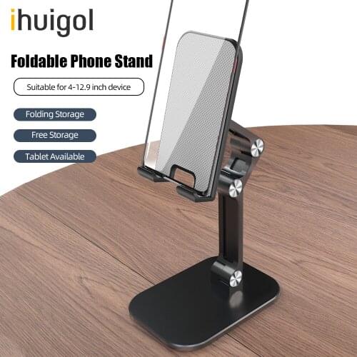 Ihuigol Foldable Phone Holder Stand Smartphone Holder Support Universal Mobile Stand For iPhone 11 X Samsung Xiaomi Mobile Stand