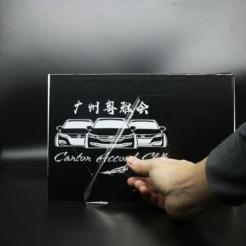 Customized Promotional Die-Cut Transfer Decals, UV Protection Screen Printing Car Stickers