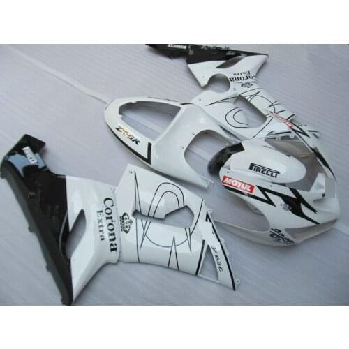 Motorcycle Fairing Kit for KAWASAKI Ninja ZX6R 636 05 06 ZX 6R 2005 2006 zx6r ABS white black Fairings set+7gifts KU18