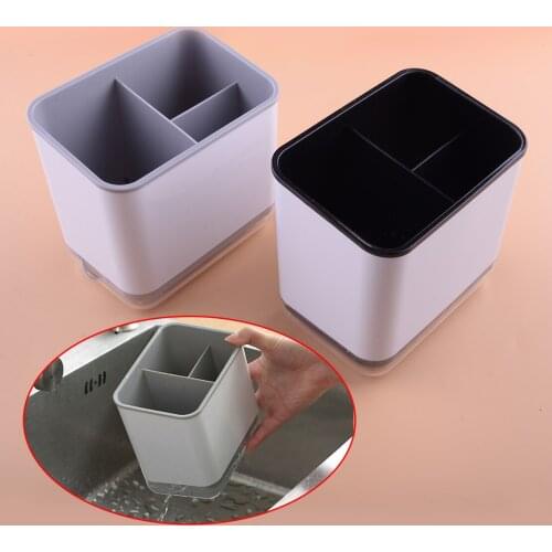 Multifunctional Spoon Chopstick Cutlery Storage Drain Rack Holder Box Organizer For Kitchen Anti-mold Plastic