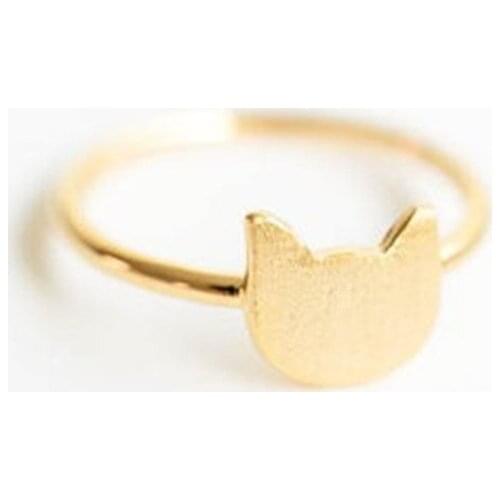 Fashion kitty plate knuckle rings -color rings for women