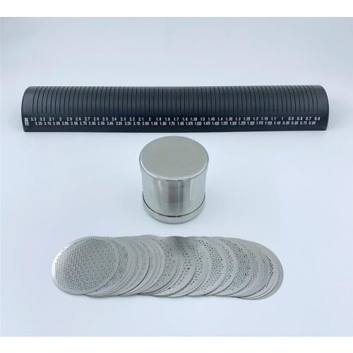 65mm 2.5 inch Diamond Sieve Set Beads Gem Stone Sorting Jewelry Tools gem Sorting Sieving Tool for Identification Measurement