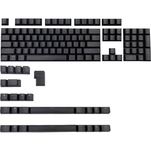 HOT-131 Key PBT Double Shot Backlit Keycaps for Corsair STRAFE K65 K70 Logitech G710+ Mechanical Keyboard Razer Keycap