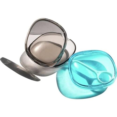 Cesoon Dental Orthodontic Retainer Case Portable Waterproof Denture Mouthguard Box Container
