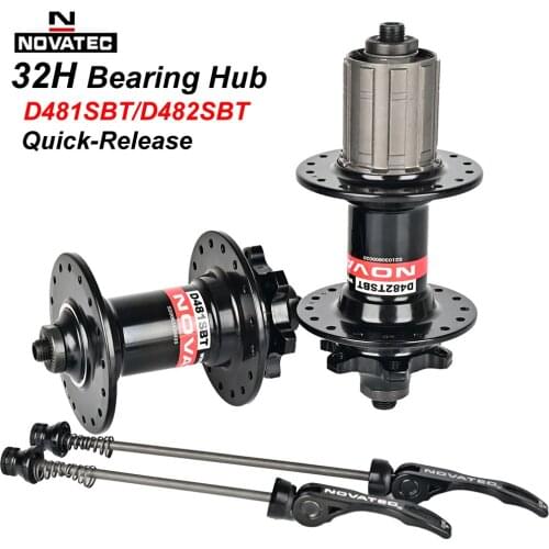NOVATEC D481SBT D482TSBT MTB Hub 32 Holes 8 9 10 11 Speed Mountain Bike Bearing Bead Hubs Bicycle Parts for Shimano HG Cassettes