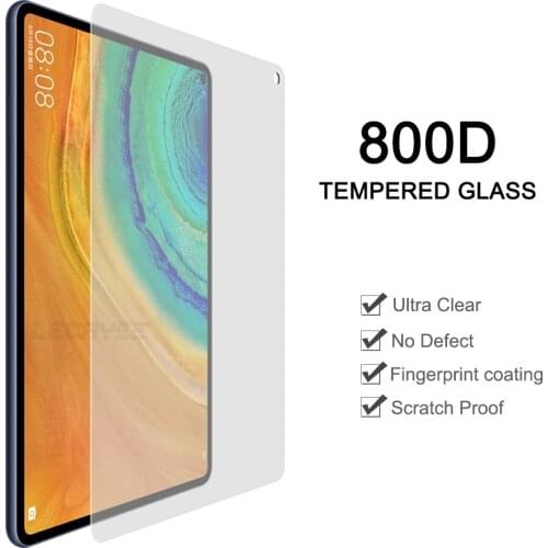 LECAYEE 800D Ultra Clear Tempered Glass for Huawei MatePad Pro LTE/WIFI Huawei 10.8 Tablet Scratch Proof Screen Protector