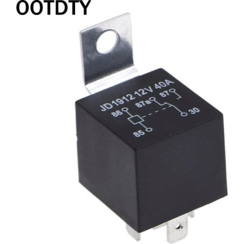 Waterproof Car Relay DC 12V 40A 4Pin Automotive Fuse Relay Normally Open
