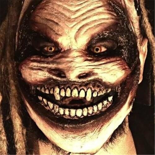 WWE Fiend Mask Cosplay Bray Wyatt Horror Devil Latex Masks Creepy Halloween Fancy Dress Accessory
