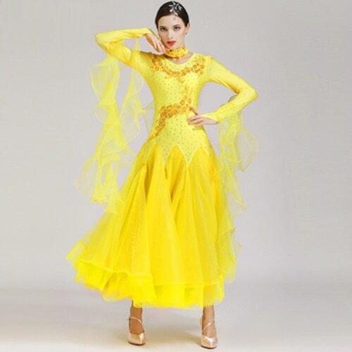 Ballroom rumba dresses cheap ballroom dress woman tango costume ballroom dance competition dresses viennese waltz dress sequins