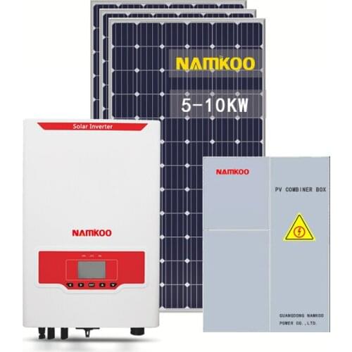 10kwatts 10000watt 10kw complete parts solar system on grid