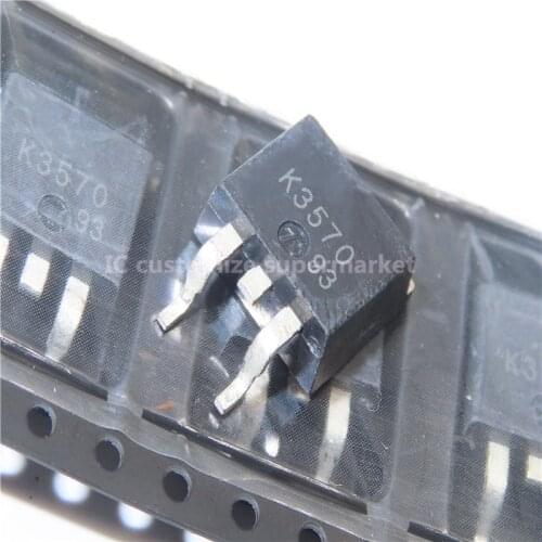 10PCS/LOT K3570 2SK3570 TO-263 20V 48A SMD Triode