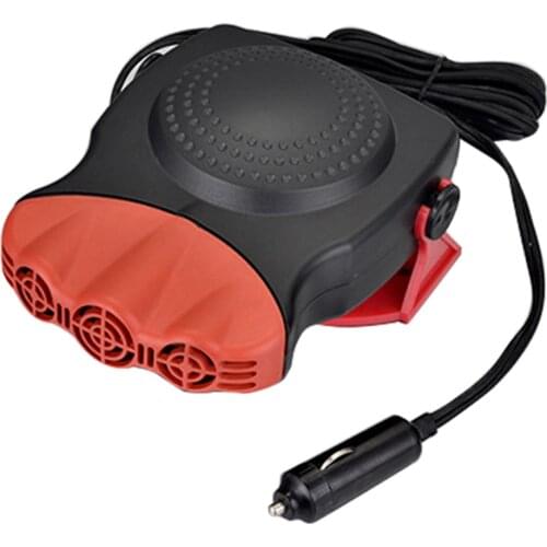 12V 150W Car Ceramic Heater Cooling Fan Portable 3-outlet Air Purifier Windscreen Defroster Defogger Heating Accessories 2021