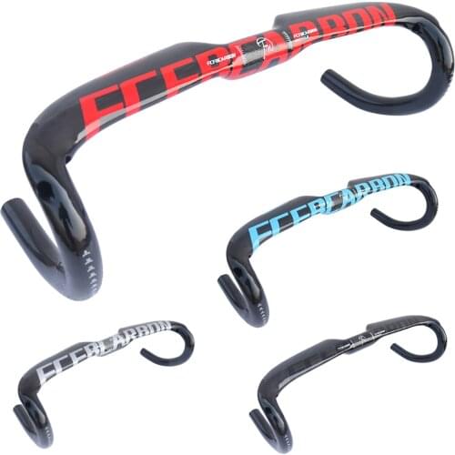 2016 FCFB FW carbon handlebar blue black red sliver 4 holes Internal handlebar Two years warranty steering-wheel road handlebar
