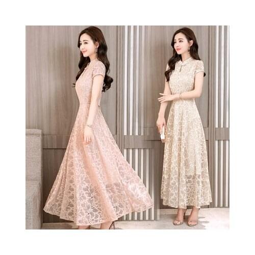 2021 vintage chinese traditional qipao dress women chiffon long cheongsam qipao bride party dress formal qipao oriental dress
