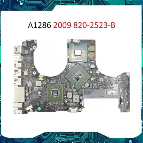 661-5212 for MACBOOK PRO A1286 2009 15" INTEL MC985 MC986 T9600 2.66 2.8 GHz 820-2523-b LOGIC BOARD 661-5213 MOTHERBOARD