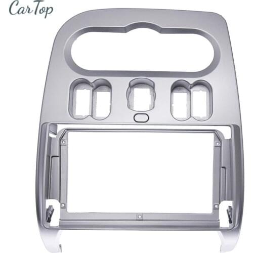 9 Inch 2Din For Renault Logan 2010 2011 2012 2013 Mounting Car Panel Dual Din CD DVD Frame Car Radio Dashboard