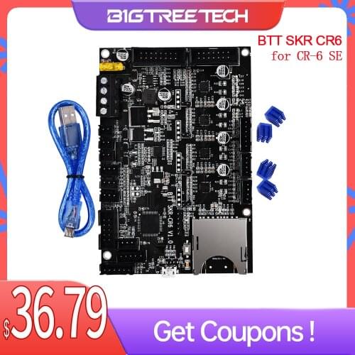 BIGTREETECH SKR CR6 V1.0 32bit Control Board TMC2209 UART For CR-6 SE creality 3D Printer Parts Dual Z Axis TFT35 ender3 Upgrade