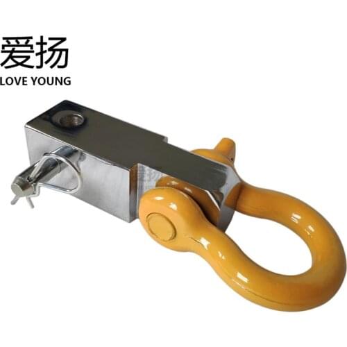 Black Durable Anti Rust Trailer Arm Connector Bow Shackle Hitch Receiver