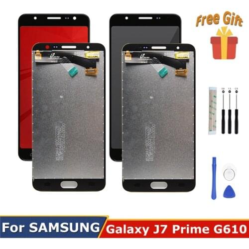 5.5''Digitizer Assembly Phone Parts for SAMSUNG Galaxy J7 Prime G610F LCD Display Touch Screen G610 G610F/M on7 2016 Replacement
