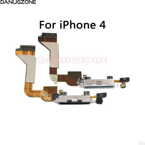 USB Charging Dock Connector Charge Port Socket Jack Plug Flex Cable For iPhone 4S 4 4G