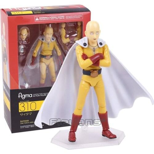 Figma 310 One Punch Man Saitama Collection Action Figure Model Toy