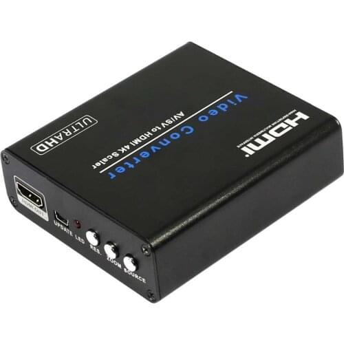 HDmatters S-video composite RCA AV to HDMI 4K converter Scaler 1080P with power adapter