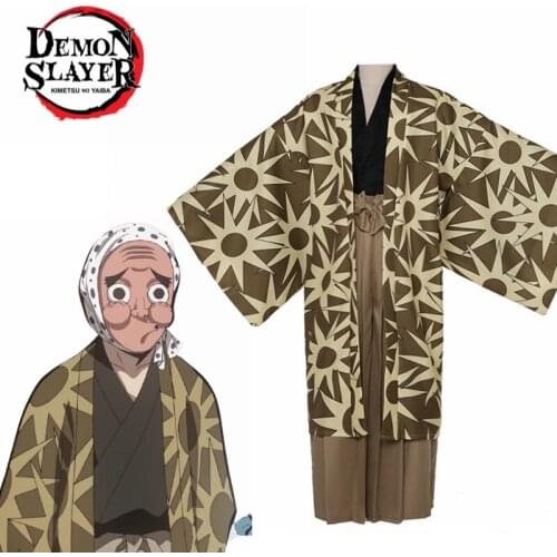 Anime Demon Slayer Kimetsu no Yaiba Haganeduka Hotaru Cosplay Costume Kimono Printing Christmas Halloween Includes Headdress