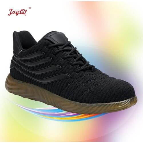 Men safety shoes breathable work boots sneakers plus size 36-48 JOY-259