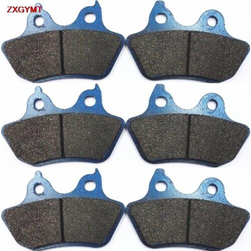 Sinter HH Brake Shoe Pads Set for HARLEY FLHTC 1584 Electra Glide Classic 2007 Front Rear 07