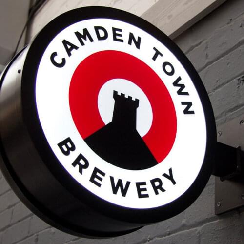 Front & Back Glow up Led Light Box Easy-mounting SUS Light Box Customized Exterior Waterproof Shop Bar Rental Wall-mounted