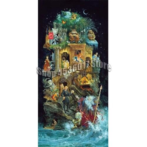 Crafts DIY 5D Full Diamond Painting Shakespearean Fantasy Cross Stitch Diamond Mosaic Embroidery Needlework Rhinestone Gift