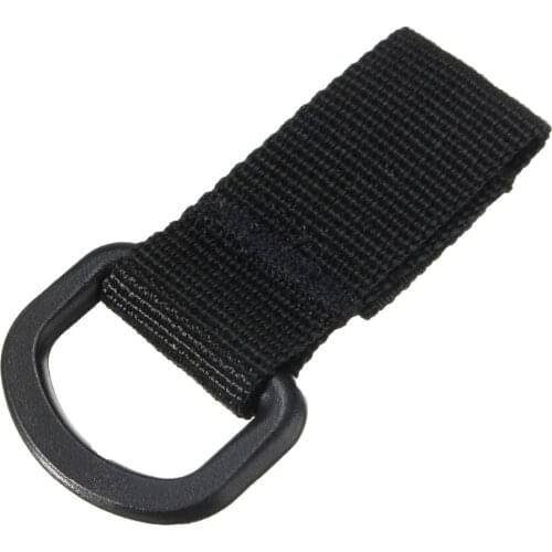 Outdoor Muti Tool EDC Keychain Molle Webbing Buckle Strap Belt Clip Carabiner Tactical Backpack Hiking Accessories Key Holder