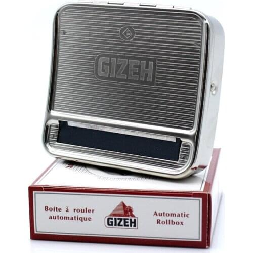 High quality Selling 70mm Metal Semi-Automatic Cigarette Rolling Machine Tobacco Smoking Case Roller Box Accessories