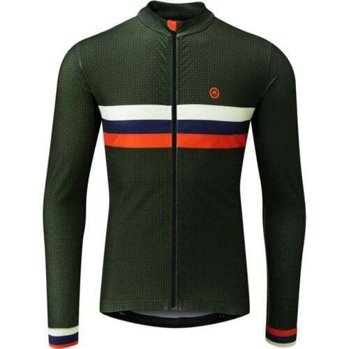 Winter Cycling Clothign Long Sleeve thermal fleece Cycling Jersey Road MTB Bike Jacket High quality Ropa Ciclismo invierno