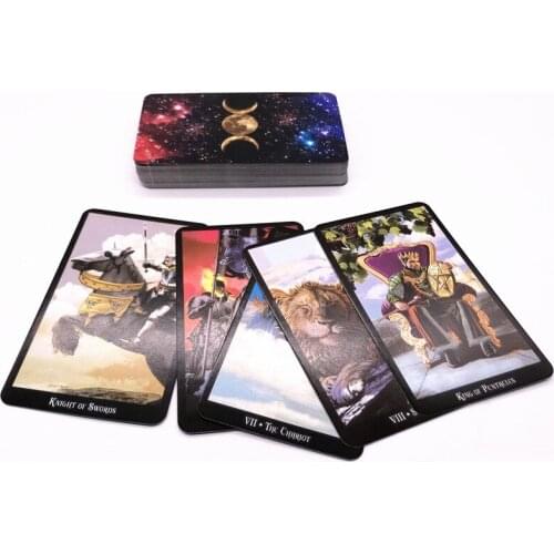 100Sets 2018 New Tarot Deck Cards, Read The Mythic Fate Divination For Fortune Card Games