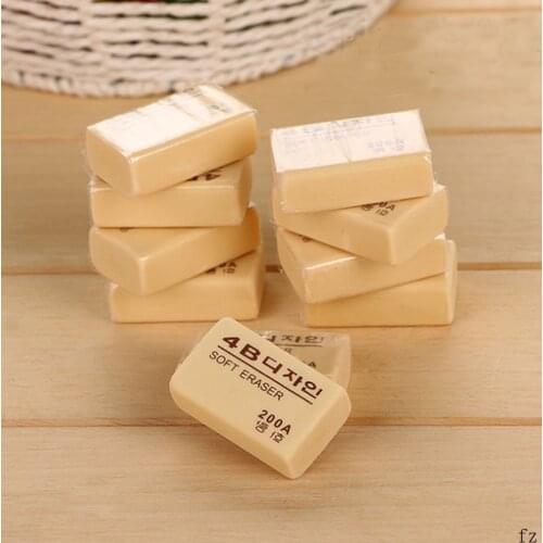 4B Pencils Eraser Writing Drawing Eraser Rubber Pencil Eraser Art Drawing for Student Office School