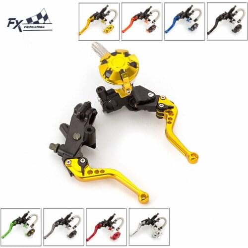 7/8" 22mm Motorcycle Brake Clutch Lever Master Cylinder Reservoir Hydraulic Brake Lever For Aprilia RS125 RS 125 1999 - 2010