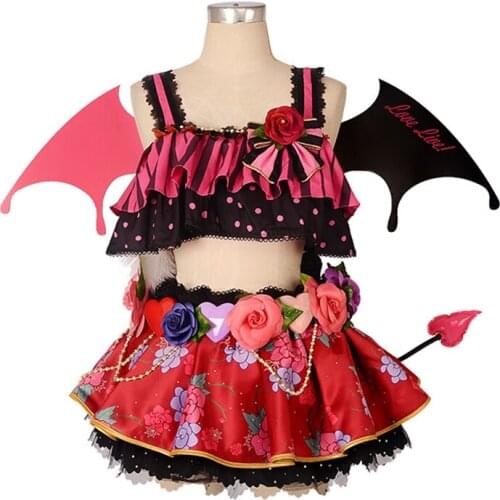 Anime Love Live Hoshizora Rin Imp Awakening Cosplay Costume Skirt Gloves Socks Daily Carnival Party Festival Uniform Brand New