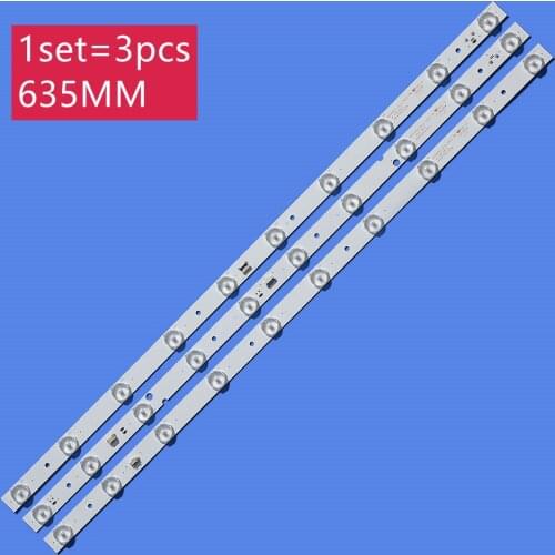 TV Lamps LED Backlight Strips For Haier LE32B310N LE32B8000T LE32B8500T Bars Kit LED Bands LED315D10-07(B) -ZC14-07(A) Rulers