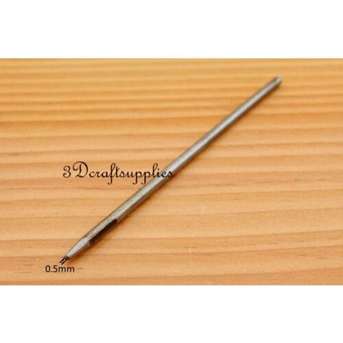 Leather puncher Hole Gasket Cutter Punch Set tool round Circles 0.5 mm S266