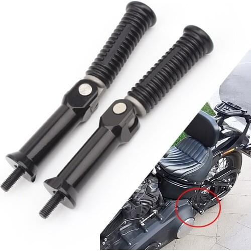 Motorcycle Rear Foot Peg & Bracket FootPegs Pedal Bracket For Harley Softail Fat Boy Breakout Deluxe Heritage Classic 2018-2020