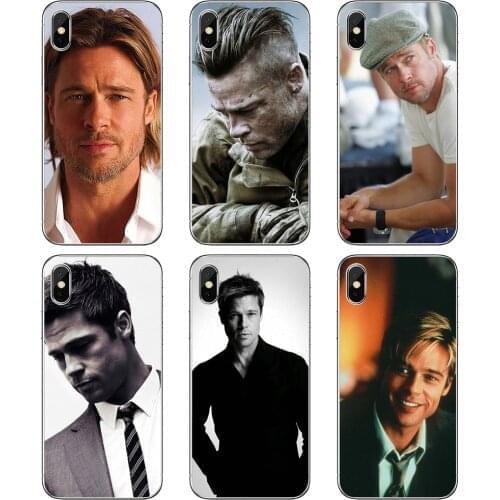 Soft TPU Phone Case For Meizu M6 M5 M6S M5S M2 M3 M3S NOTE MX6 M6t 6 5 Pro Plus U20 Brad-Pitt-Superstar-Male