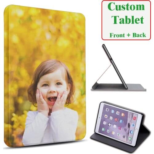 Personalized Retro Photo Leather Book Wallet Cover for Samsung Galaxy Tab A 8.0 SM-T290 Tablet 2019 Slim PU Cover for T295 T297