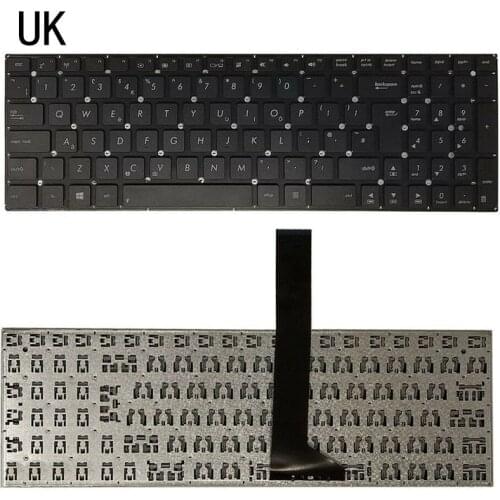 New UK Laptop Keyboard for ASUS K550 A550 Y581 X550V X552C X550L F501 F501A F501U Y582 S550 D552C