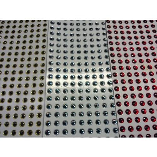 NEW 3D fishing lure eyes fly eyes mix color 4mm each color 3000pcs 6mm each color 2000pcs ,total 15000pcs