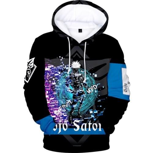 2021 New Anime Jujutsu Kaisen Hoodies Men Women Fashion Harajuku Pullover Boys/girls Streetwear Hoody Jujutsu Kaisen Clothes