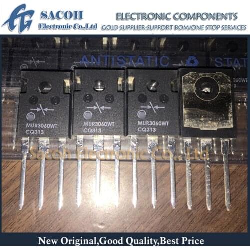 New Original 10PCS/Lot MUR3060PT MUR3060 MUR3060PTG or MUR3060WT MUR3060WTG 3060 TO-247 30A 600V FRED Fast Recovery Diode