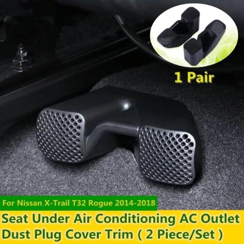 Plastic Seat Under Air Conditioning AC Outlet Dust Plug Cover Trim For Nissan Qashqai J11 2014 2015 2016 2017 2018