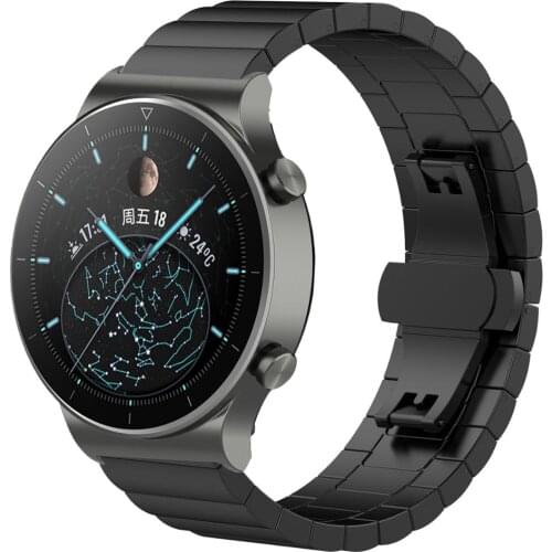 Stainless Steel Strap For Huawei Watch GT/GT 2 46MM Pro Smart Watch Band Bracelet Correa Metal Watchband For HONOR Magic 2 46MM