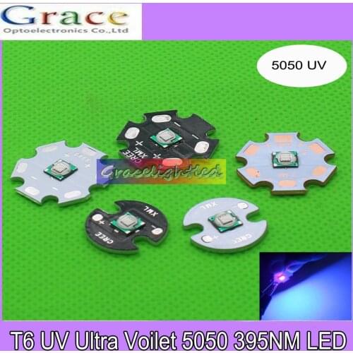 T6 10W UV Ultra Voilet 5050 395NM High Power LED on 16mm 20mm PCB